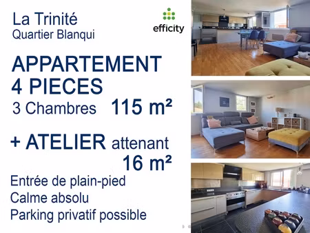 appartement 4 pièces - 115 m²