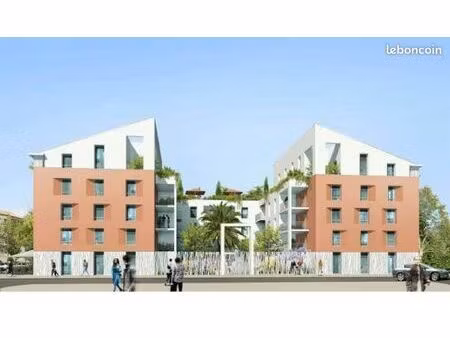 t2 55m² – terrasse 20m² + garage – résidence récente – idéal investisseur