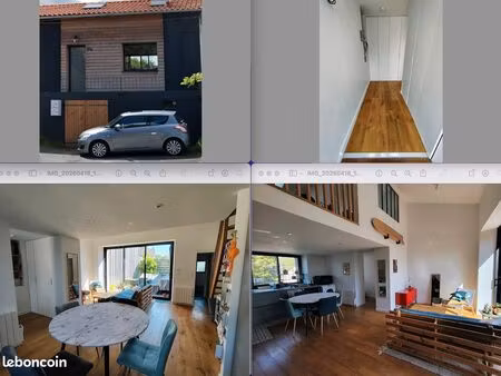 maison de 52 m² au sol  aux couëts  rénovée par un architecte  lumineuse avec extérieur