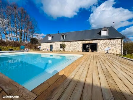 maison rénovée piscine chauffée