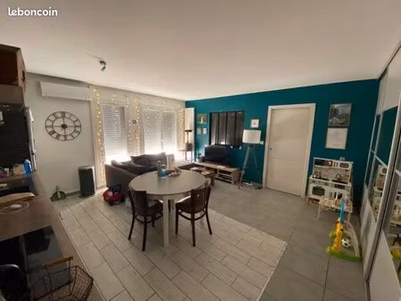 t3 63 m² – gratte-ciel villeurbanne – 2 ch + bureau – parking