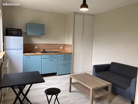 studio meublé 26m2 - yvetot centre