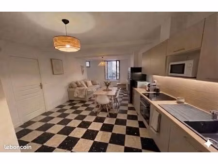 à louer – charmant 2 pièces meublé  refait à neuf – sommières