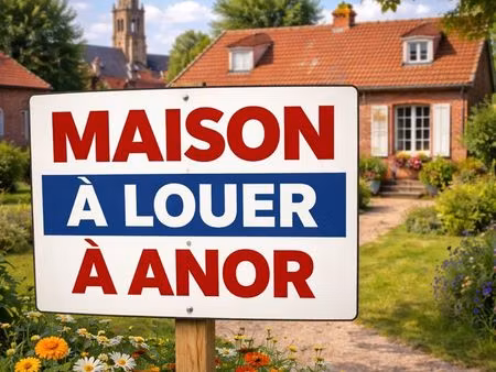 maison à louer à anor