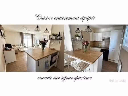 appartement t2 meublé avec jardin