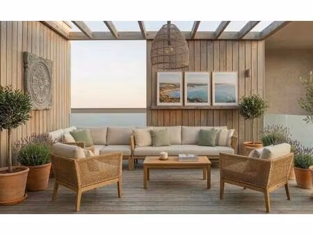 appartement familial avec grande terrasse et double parking