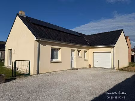 vimy  maison plain-pied 2012  100m²  garage  jardin