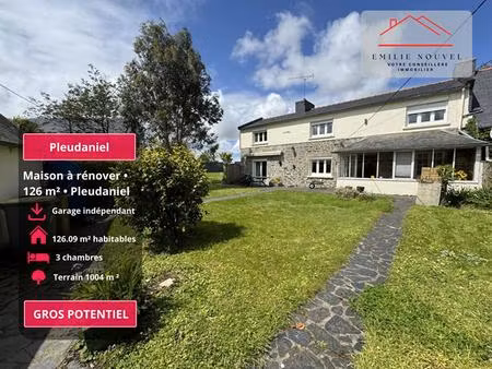 maison 126 m² à rénover avec terrain et garage