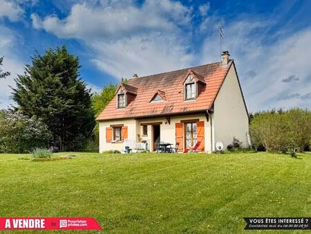 mesnils-sur-iton (27240) - maison individuelle 4 chambres avec sous-sol complet et terrain