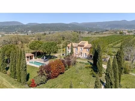 à vendre - maison avec piscine  atelier et vue dégagée au cœur du luberon