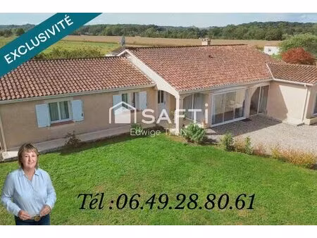 maison individuelle de plain-pied idéale pour familles et télétravail - espaces généreux