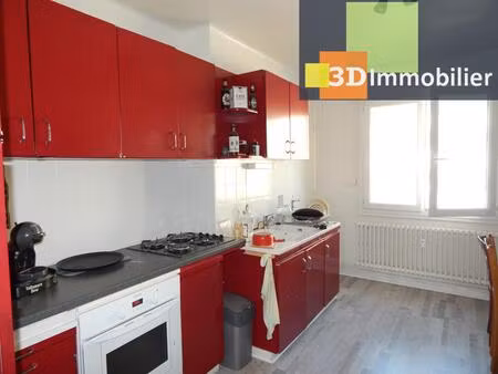 vente: lons-le-saunier(39)  à vendre appartement t4 de 97.25 m² avec balcon  garage  parki