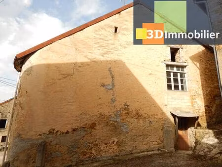 vente : secteur sellières (39230)  à vendre maison de village en pierre à rénover 75 m²  t