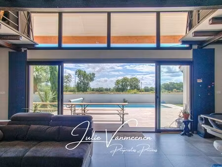 plaisance-du-touch 31880 - maison contemporaine 210 m2 + t2 indépendant - piscine - garage