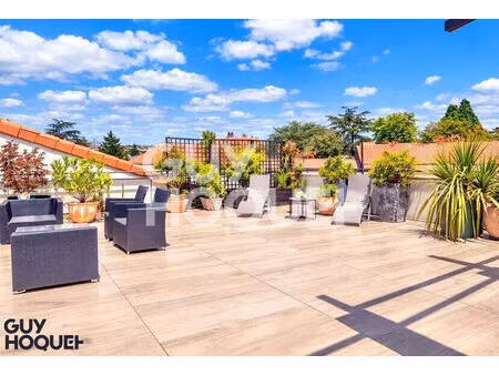 magnifique t6 "toit terrasse" 122m2-résid 2009 avec piscine-garage double-terrasse 125m2-c