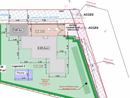 vente terrain 488 m² agde (34300)