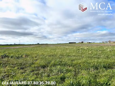 vente terrain 298 m² angliers (17540)