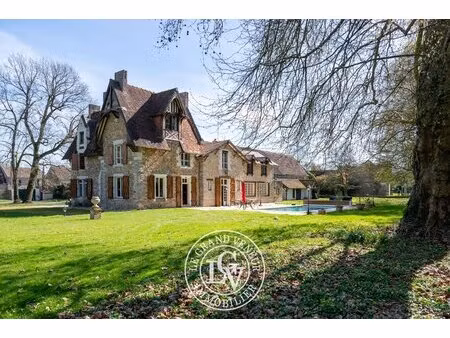 demeure de charme - 6 chambres - bureau - 3 salles de bains - piscine - tennis- parc paysa
