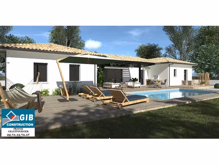 vente maison à construire 80 m² mios (33380)