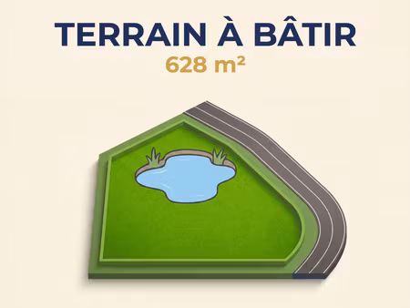 terrain - 630 m²