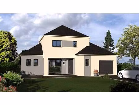 terrain avec maison neuve à vendre