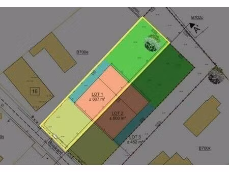 terrain à bâtir à vendre de 607 m² à audenarde (rbv70959)