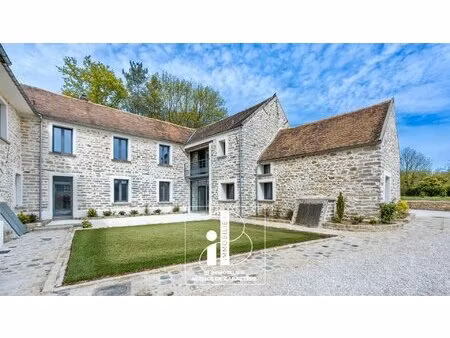 fleury-en-bière – propriété de caractère – maison d’amis  piscine et jardin