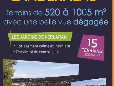 vente terrain à landerneau (29800) : à vendre / landerneau