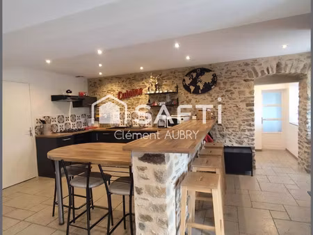 vente maison 6 pièces 160 m² la baconnière (53240)
