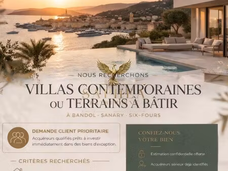 maison de luxe à vendre à bandol