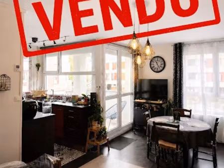 vente appartement 2 pièces 51.6 m² à villeneuve-d'ascq (59491)  163 000 €