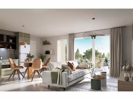 dispo immediate - grand t2 - vue sur jardin - prestations grand standing