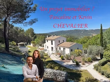 rognes villa rénovée d'exception sur 2 hectares avec piscine et vue nature