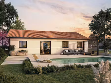 terrain avec maison neuve à vendre