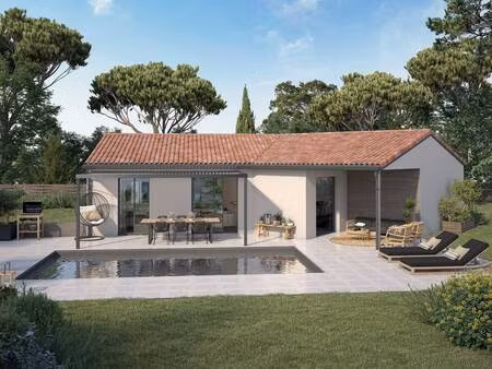 terrain avec maison neuve à vendre