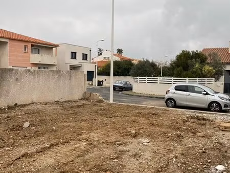 perpignan clos banet terrain 2 faces constructible