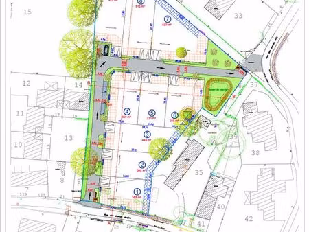 terrain viabilise 622 m²