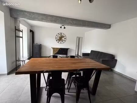 ? charmante maison en pierre meublée – 3 pièces – 52 m² – journet (villecharault)