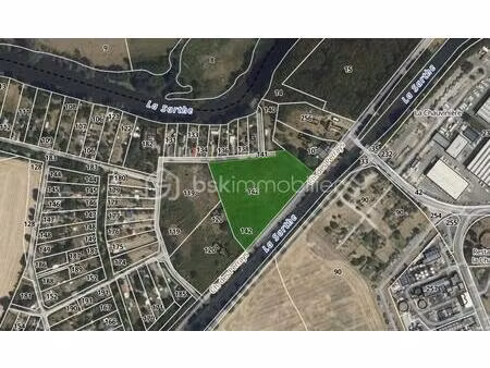 le mans – grande parcelle non constructible de 10 138 m²