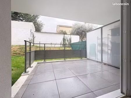 appartement t2 neuf avec terrasse et jardin