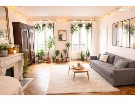 appartement - paris 9e – saint-georges / trinité – 4 pièces – 70 m² – 1 grand salon et 3 b