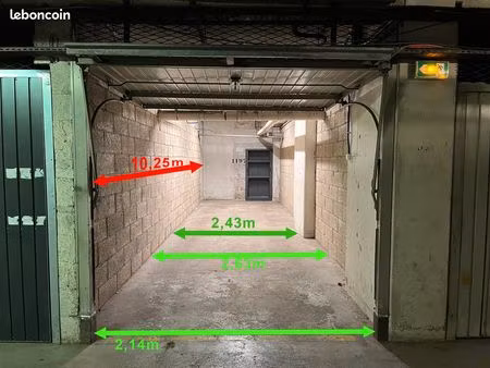 grand double box / parking / stockage paris 14