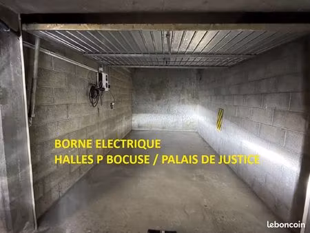 garage box sécurisé + borne électrique – lyon 3 (halles p. bocuse / place guichard / part 