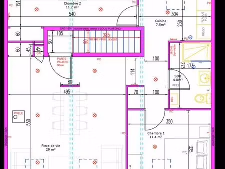 logement 4 - t3 de 65m²