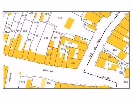 terrain 219 m² luneville