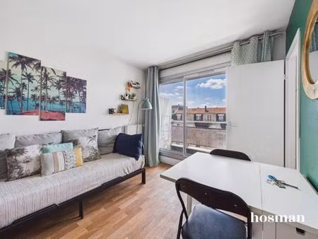 studio lumineux avec balcon - vue dégagée - avenue aristide briand  montrouge