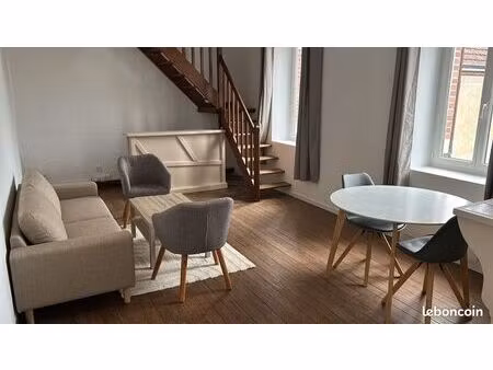 duplex meuble centre ville