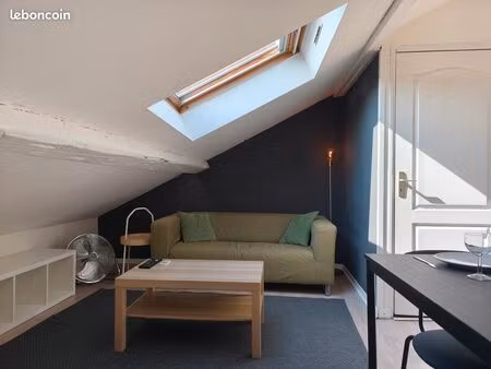 f2 meublé – bail mobilité 6 à 10 mois – parking – proche luxembourg