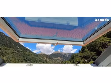 grand t1 terrasse+parking vue montagne