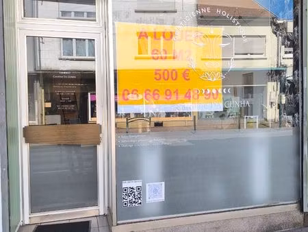 local commercial à louer – 60 m² – 500/mois